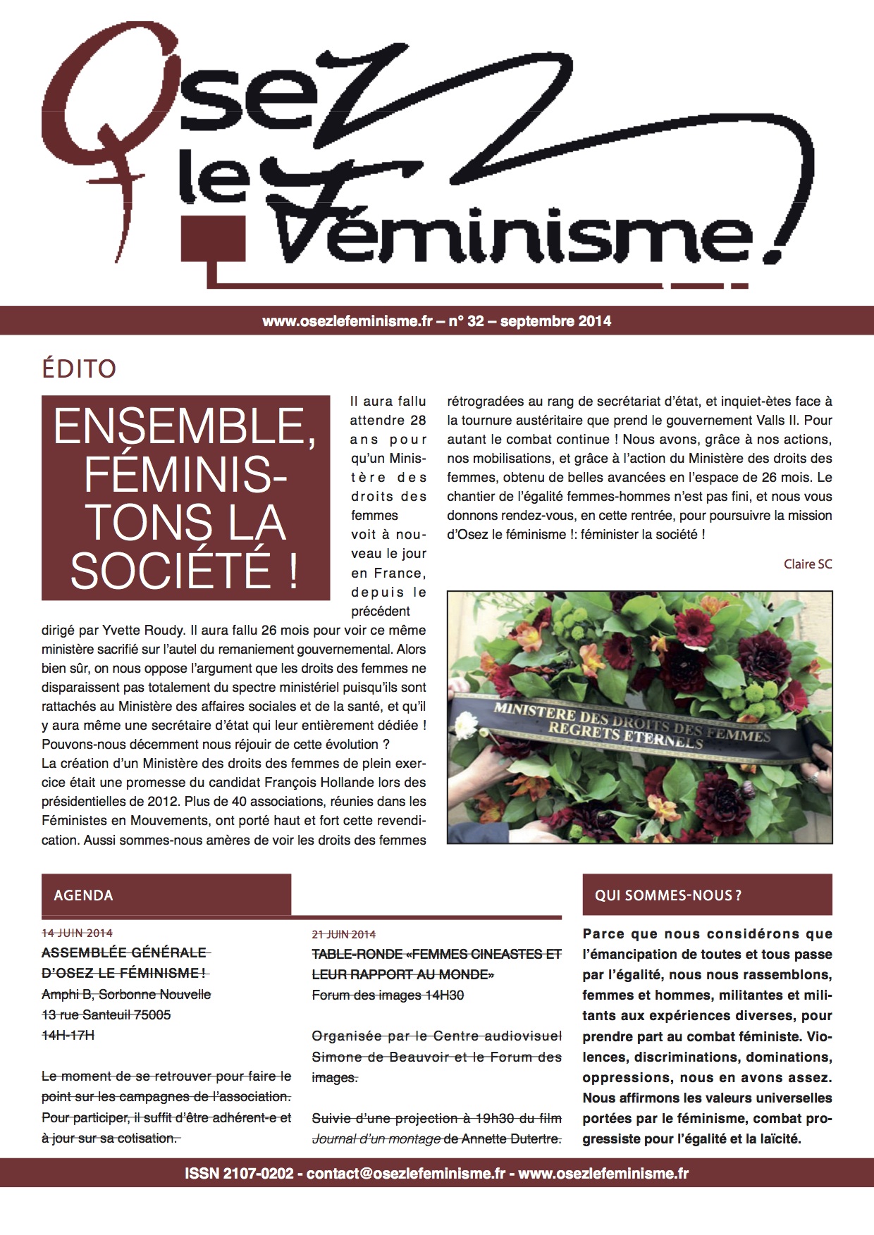 Journal 32 d'Osez le féminisme !