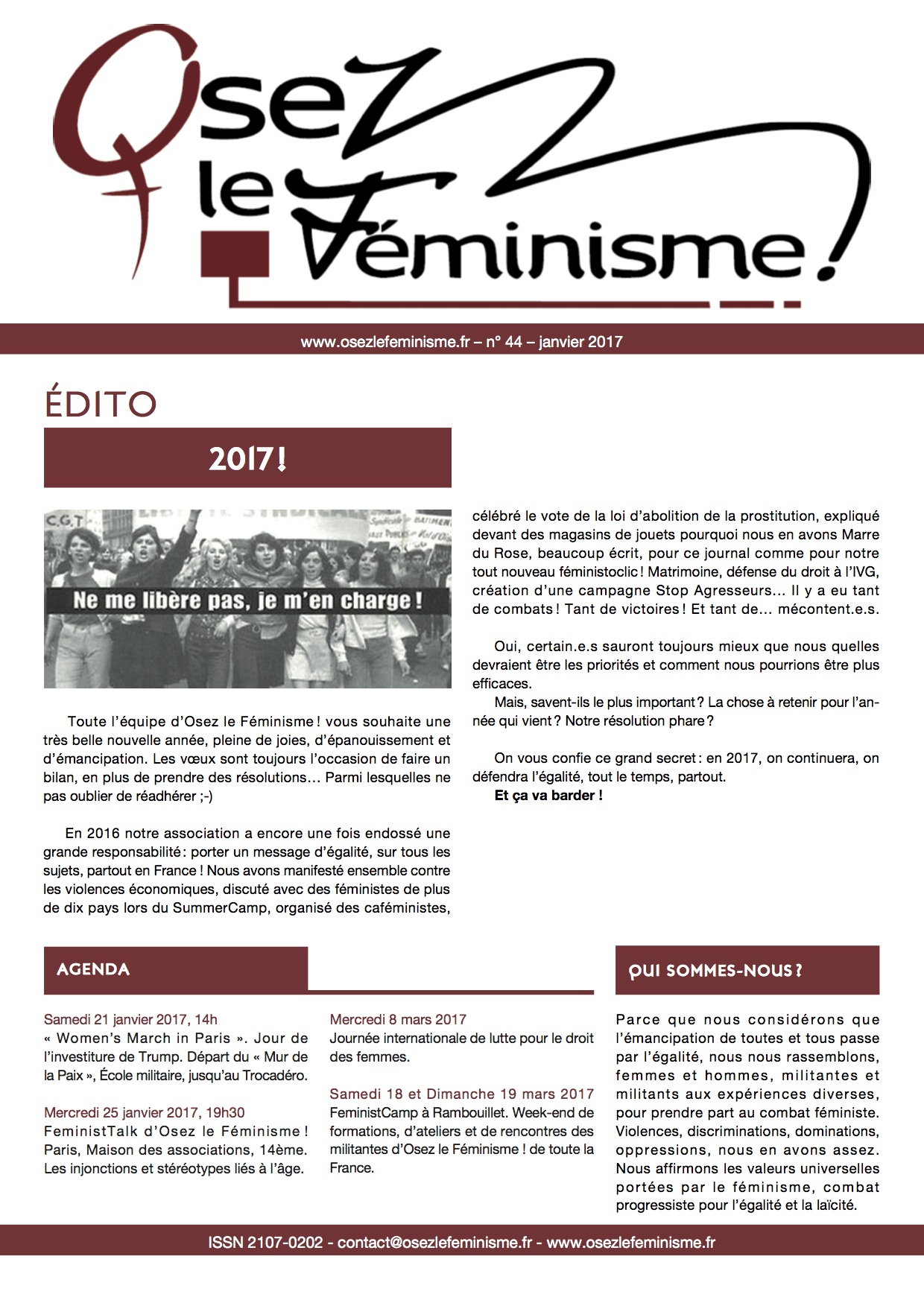 Journal 44 d'Osez le féminisme !