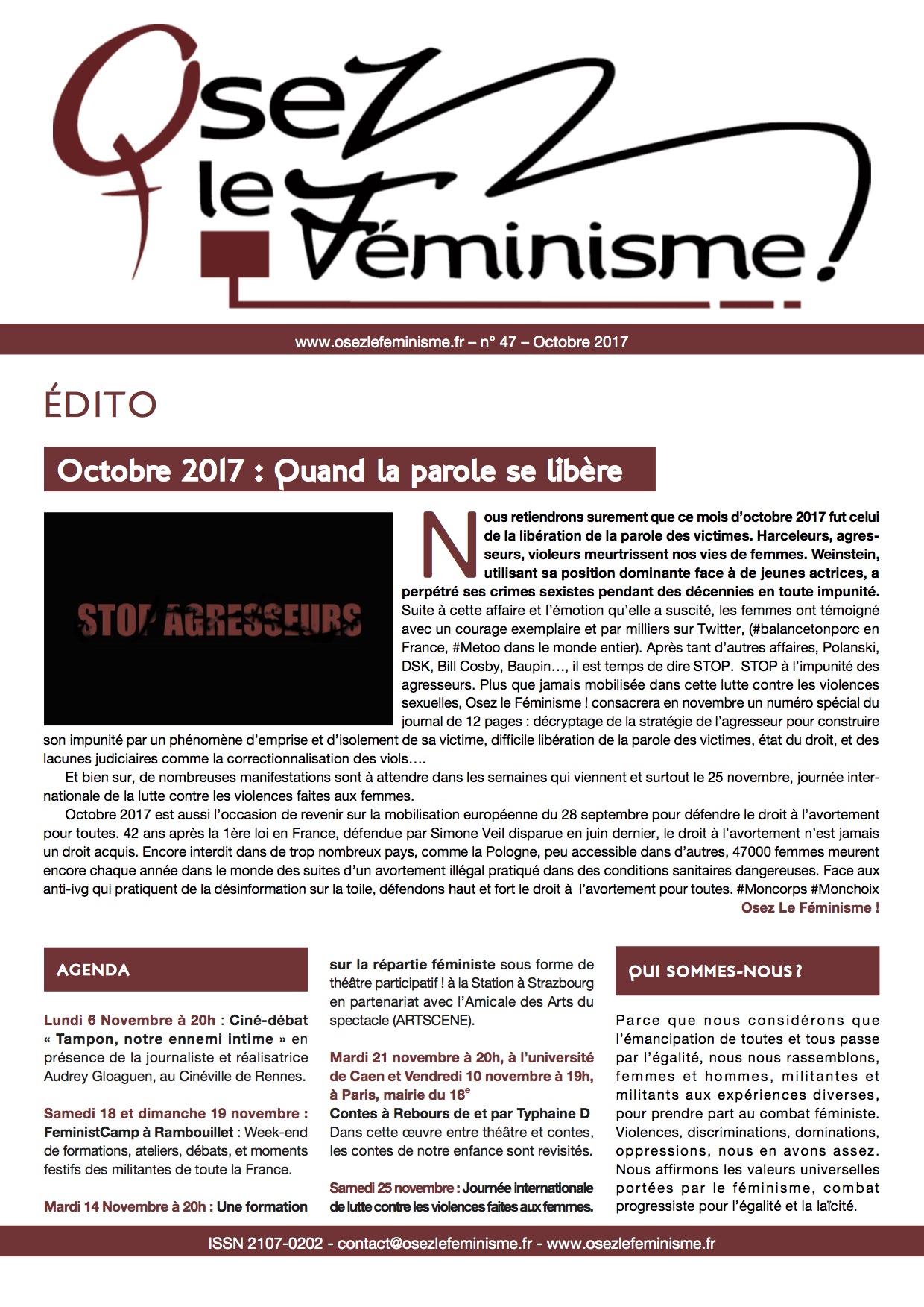 Journal 47 d'Osez le féminisme !
