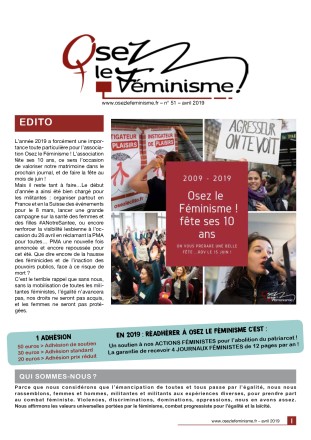 Journal 51 d'Osez le féminisme !-cov