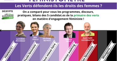 PRIMAIRE DES VERTS : OÙ SONT LES PROPOSITIONS FÉMINISTES ?