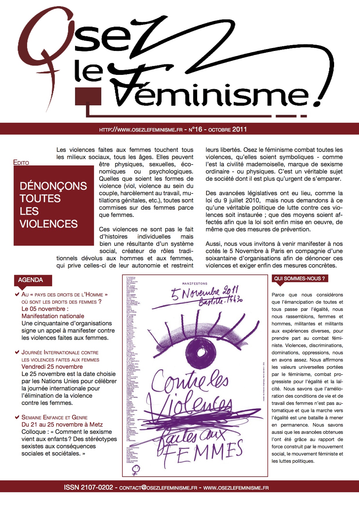 Journal 16 d'Osez le féminisme !