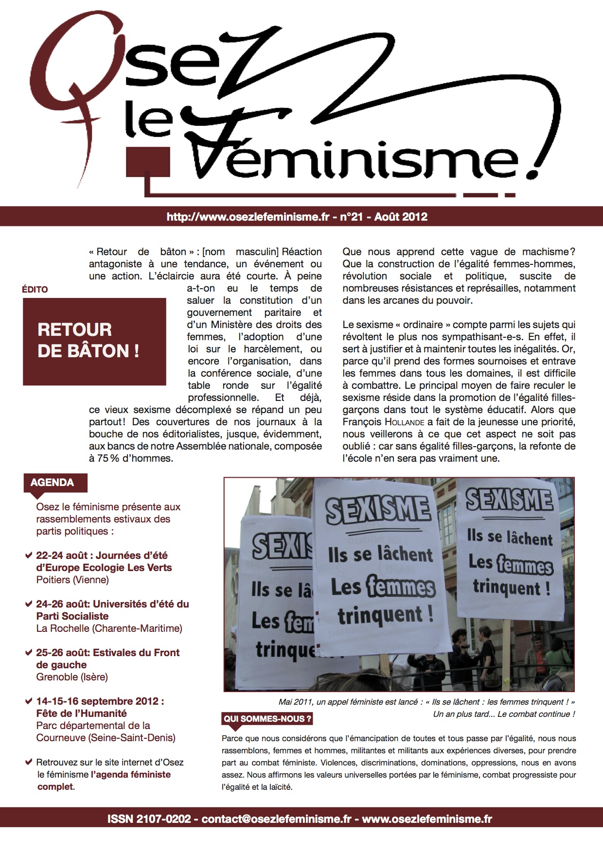 Journal 21 d'Osez le féminisme !