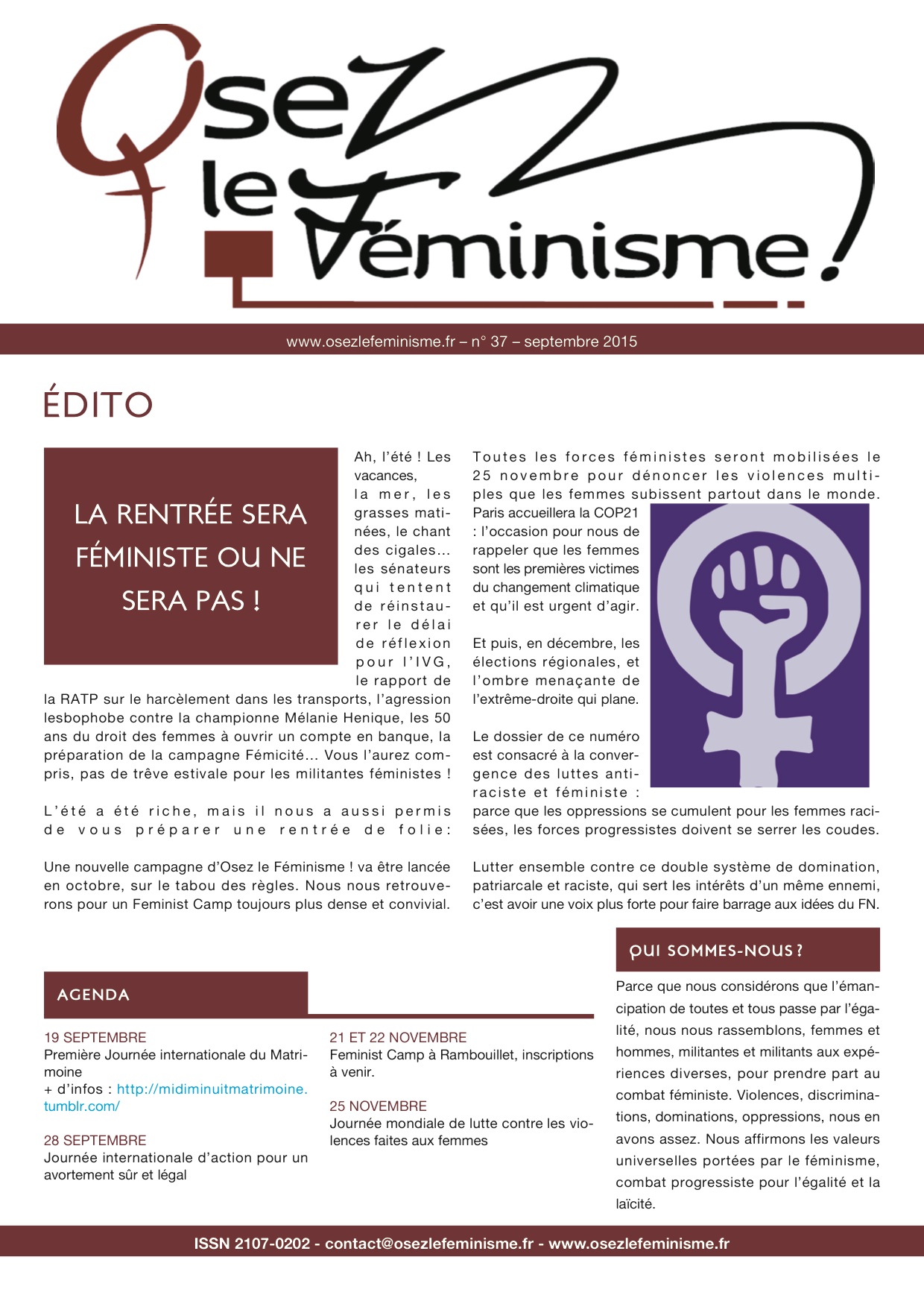 Journal 37 d'Osez le féminisme !