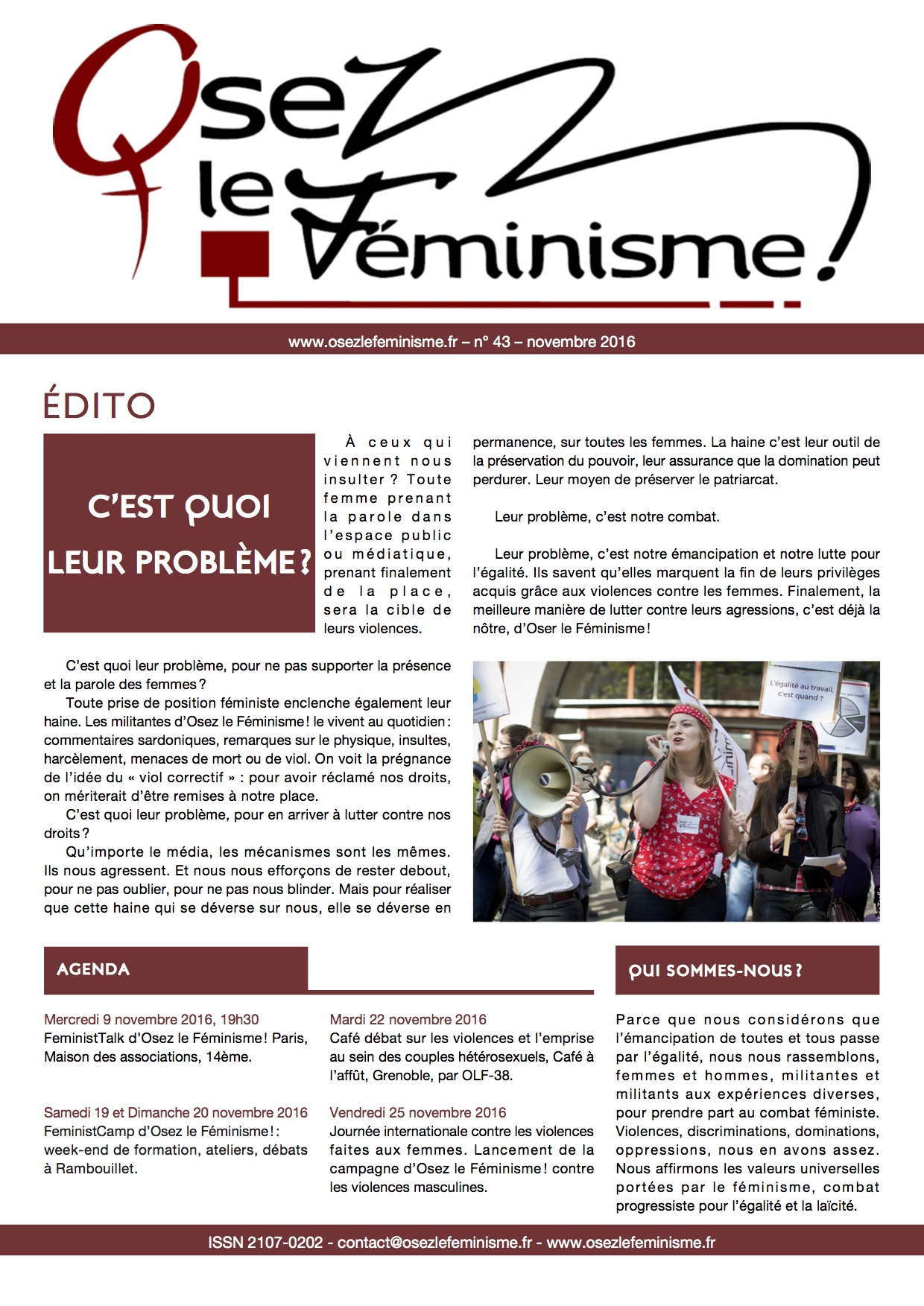 Journal 43 d'Osez le féminisme !