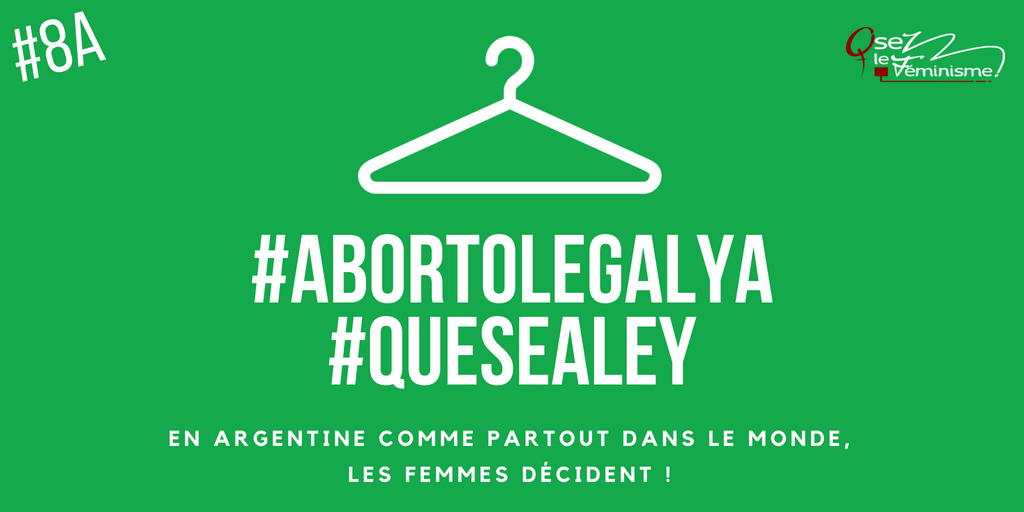 #AbortoLegalYa #QueSEALEY publi twitter
