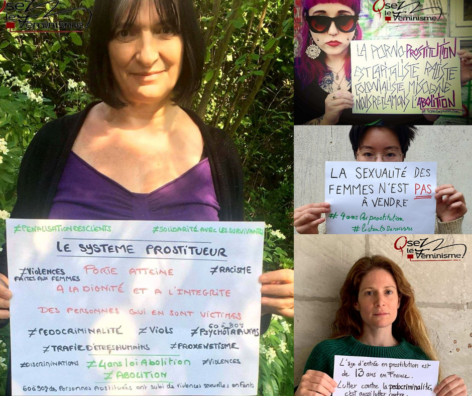 Photos de la Campagne numérique 4 ans loi abolition