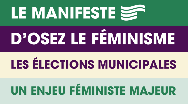 Manifeste pour une politique locale féministe :  Les élections municipales 2026, un enjeu majeur pour les droits des femmes et des filles
