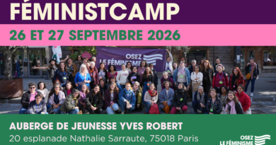 FéministCamp d&rsquo;Osez le Féminisme – 26 et 27 septembre 2026